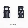 Horizontal hole with handle, wine bottle shape spring buckle, elastic band adjustment buckle, flat round spring buckle, environmentally friendly material details Picture